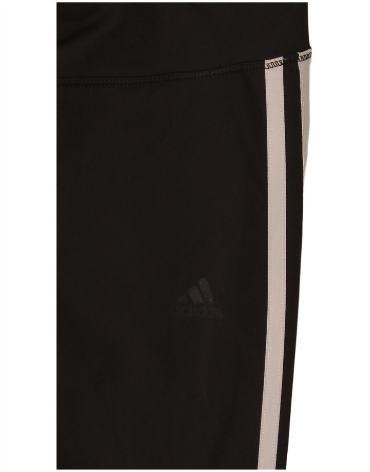 Adidas Womens Climalite Leggings UK 8/10 Small Black Polyester