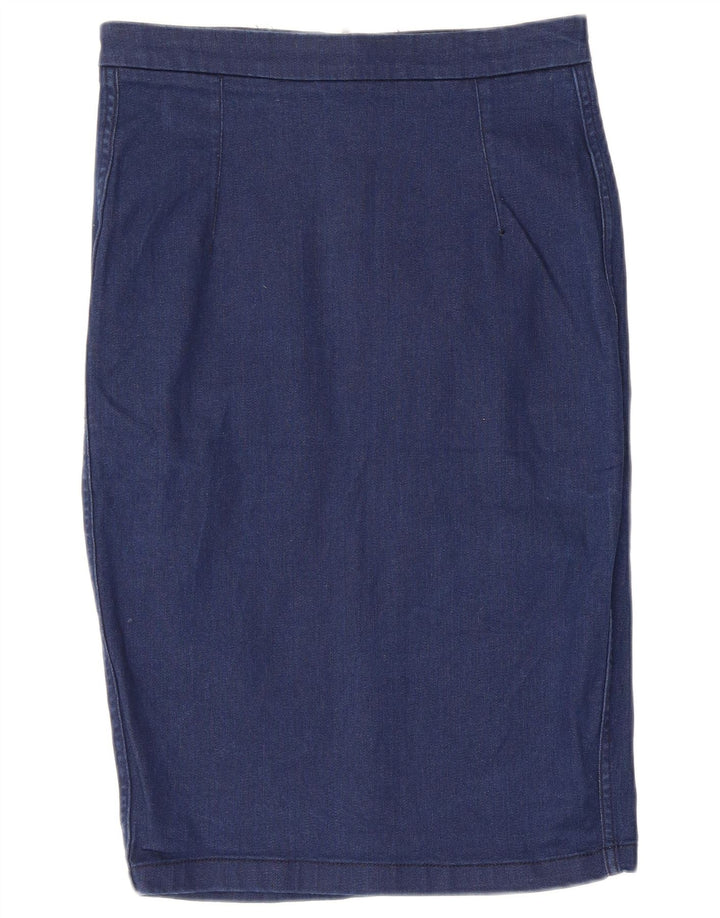 Zara Womens Denim Skirt Medium W28  Blue
