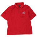 Nike Mens Polo Shirt UK 39/41 Medium Red Cotton