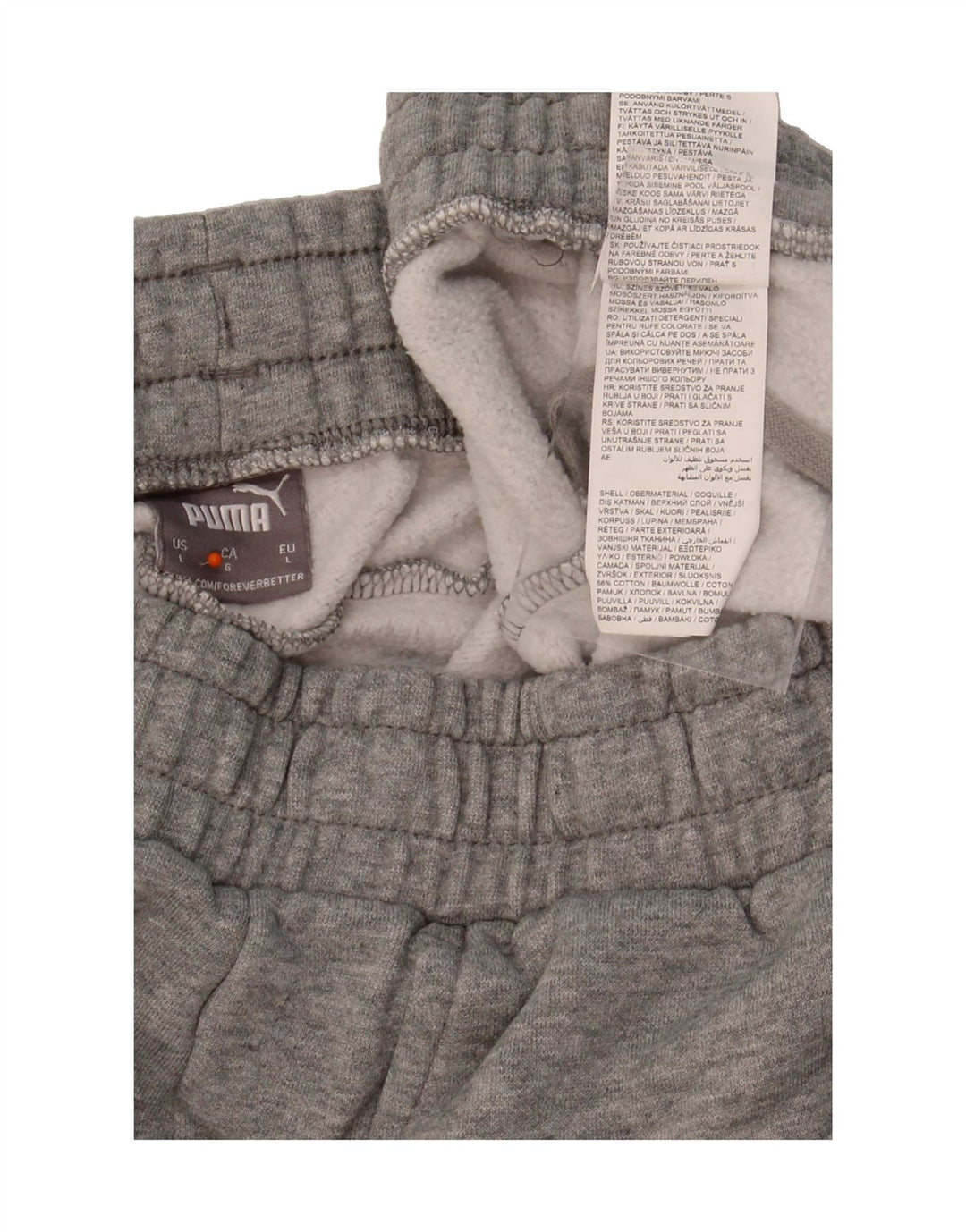 PUMA Mens Tracksuit Trousers Joggers Large  Grey Cotton Vintage Puma and Second-Hand Puma from Messina Hembry 