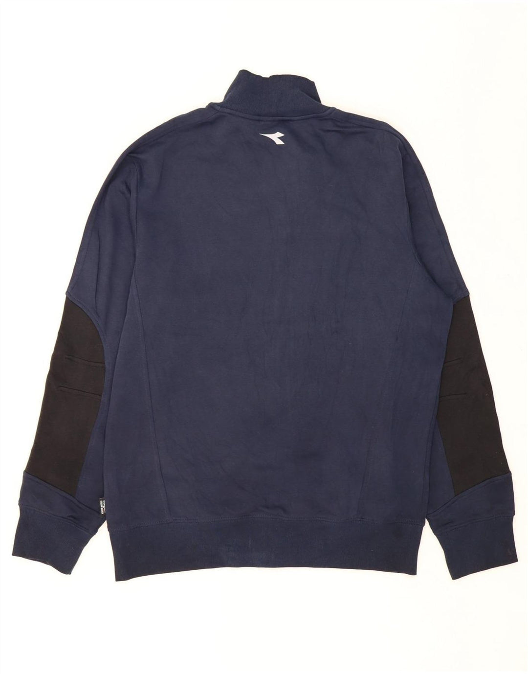 DIADORA Mens Tracksuit Top Jacket  Large Navy Blue Colourblock Vintage Diadora and Second-Hand Diadora from Messina Hembry 