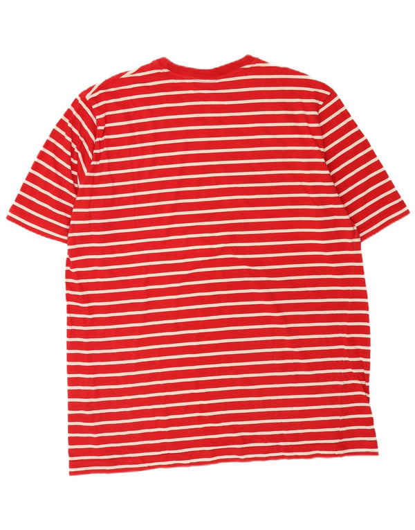 T-shirt da uomo Paul & Shark Top 2XL Cotone gessato rosso