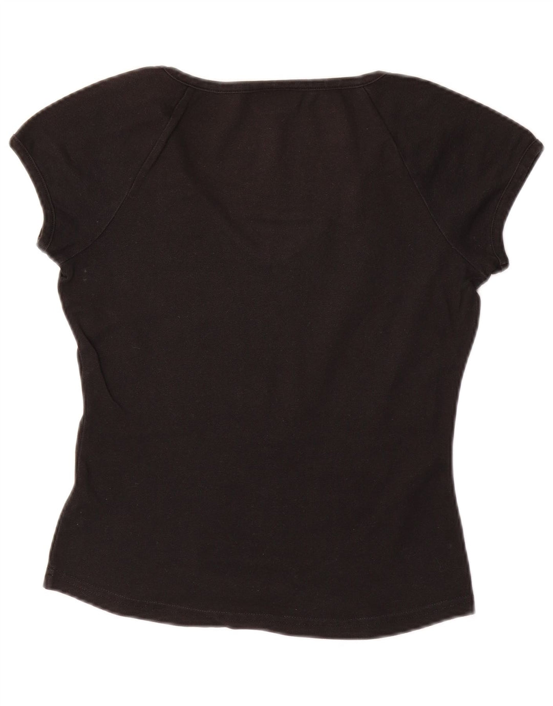 T-shirt da donna LACOSTE taglia 38 media cotone nero