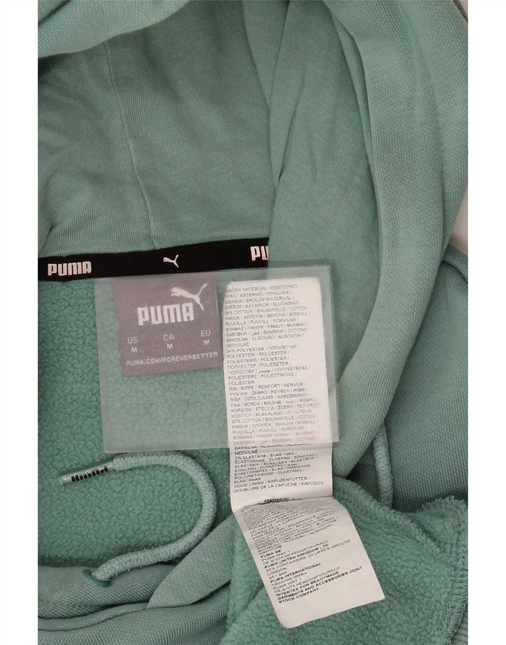 Puma Sweat à Capuche Homme Vert Moyen Coton