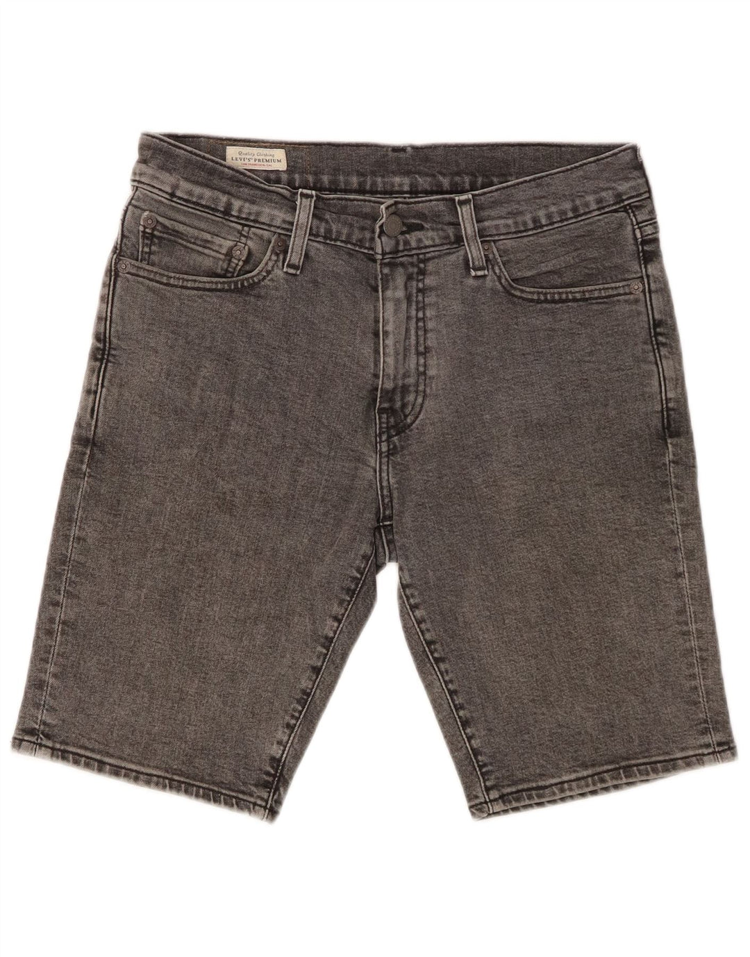LEVI'S Mens 511 Denim Shorts W29 Medium Grey Cotton
