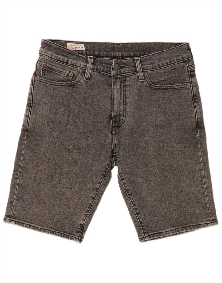 LEVI'S Mens 511 Denim Shorts W29 Medium Grey Cotton