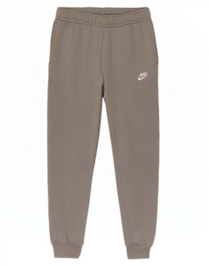 Nike Mens Tracksuit Trousers Joggers Medium Grey Cotton