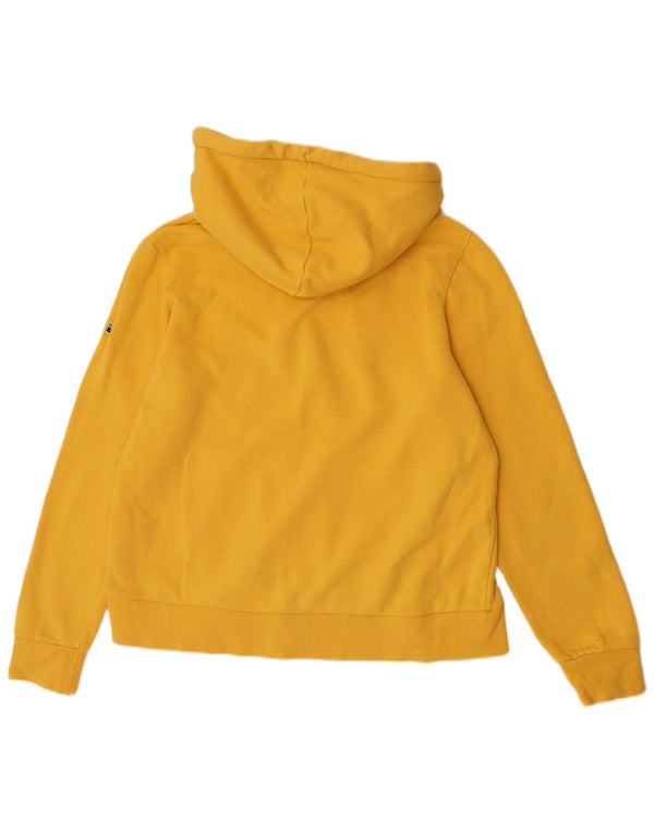 Superdry Damen-Kapuzenpullover mit Grafik, UK 16, Größe L, Gelb, Baumwolle
