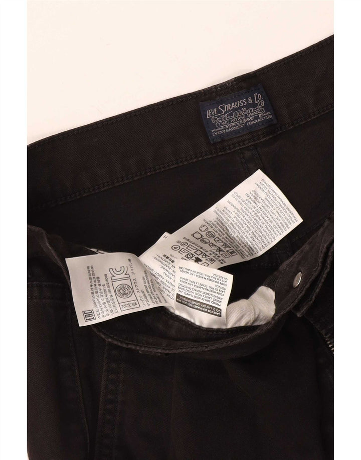 Levi's Womens Slim Jeans W29 L32 Black Cotton