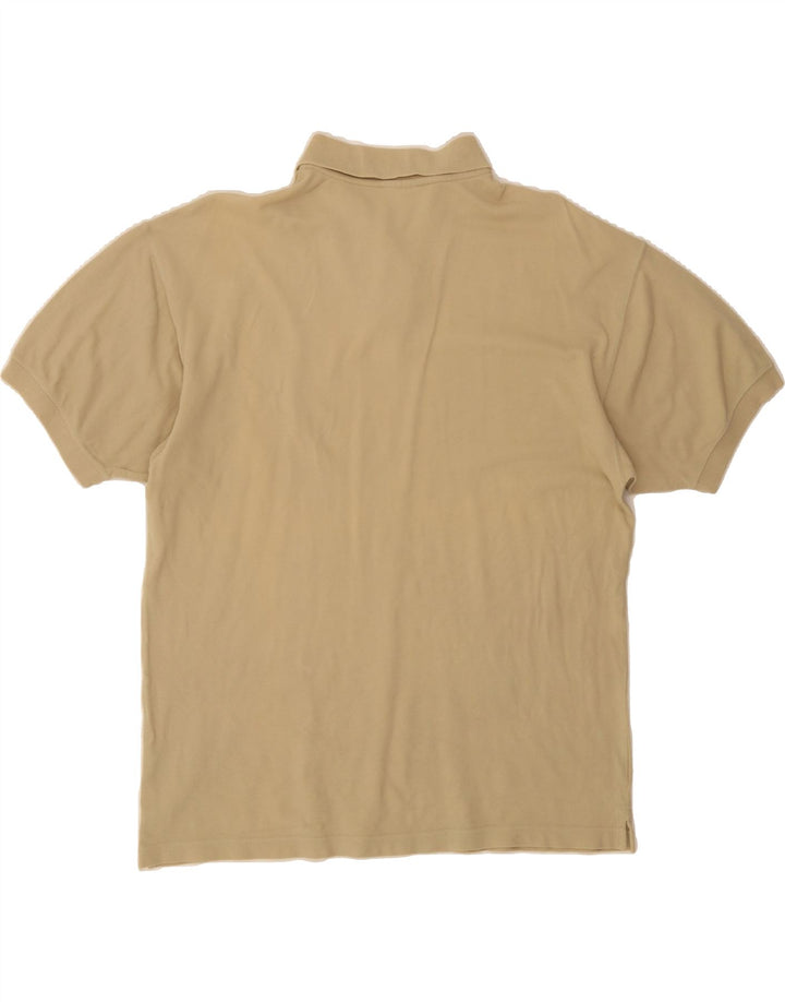 CHAMPION Mens Polo Shirt Large Beige Cotton Vintage Champion and Second-Hand Champion from Messina Hembry 