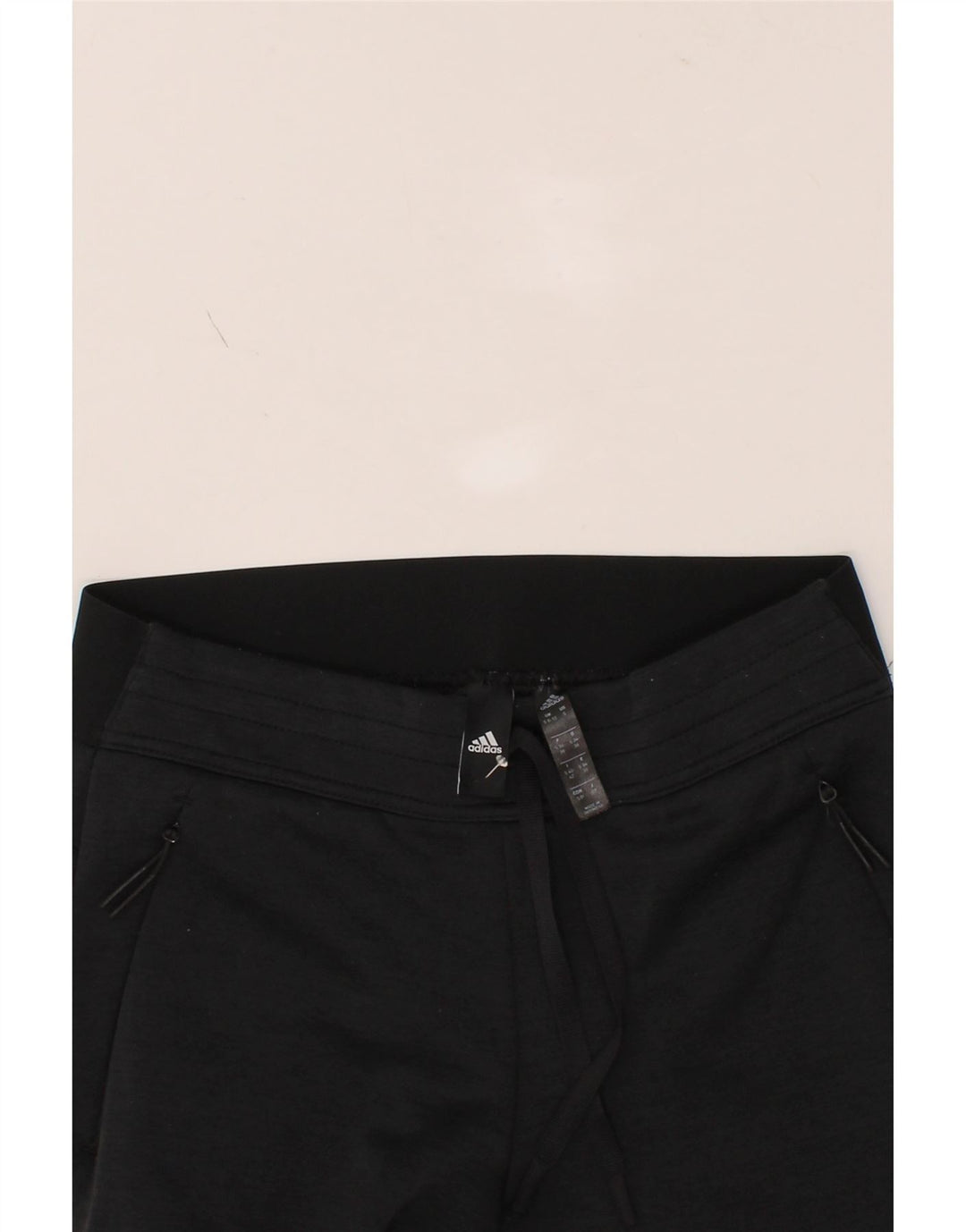 ADIDAS Womens Tracksuit Trousers UK 8/10 Small  Black Polyester Vintage Adidas and Second-Hand Adidas from Messina Hembry 