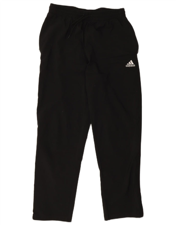 Adidas Mens Tracksuit Trousers Medium Black Polyester