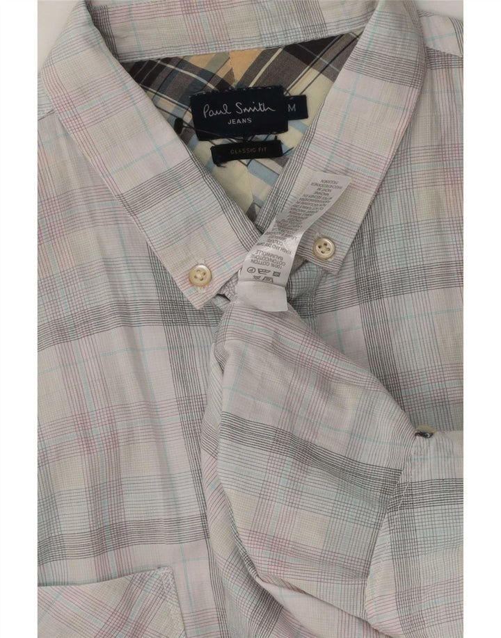Paul Smith Herre Classic Fit skjorte Medium Flerfarvet ternet bomuld