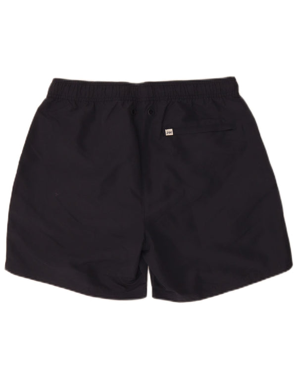 Pantaloncini da bagno regolari da uomo Jack Wills medio poliestere blu navy