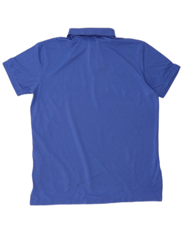 Polo Ralph Lauren Mens Custom Fit pólóing XL kék pamut
