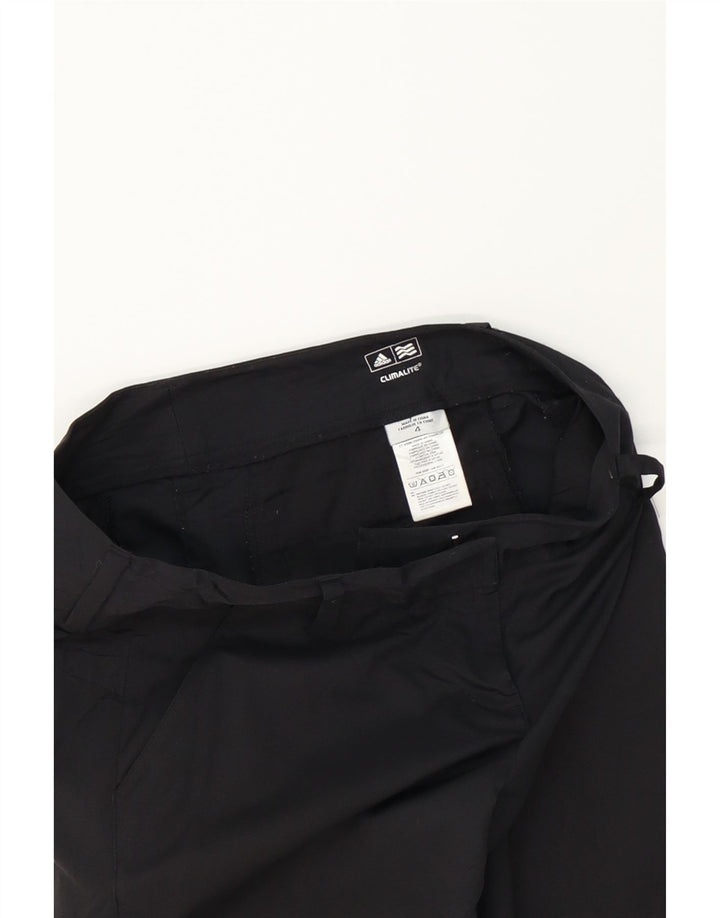 ADIDAS Womens Climalite Chino Shorts UK 4 Small W32  Black Polyester Vintage Adidas and Second-Hand Adidas from Messina Hembry 