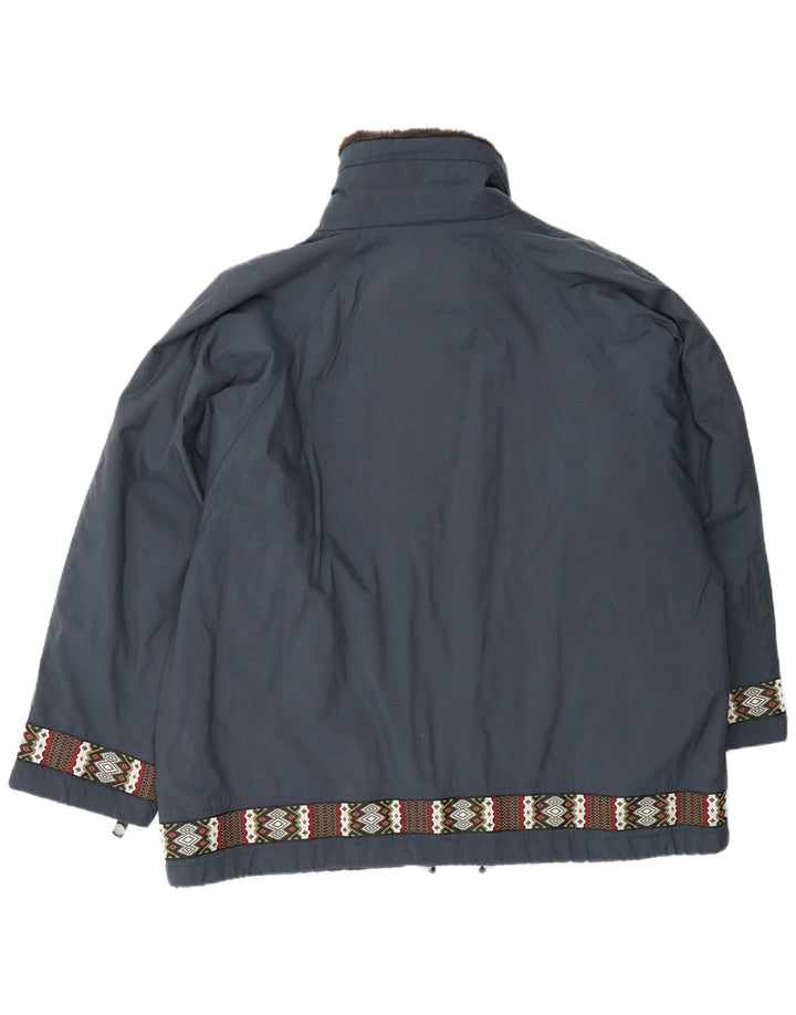 CIESSE PIUMINI Giacca a vento oversize da donna taglia 48 grande blu navy