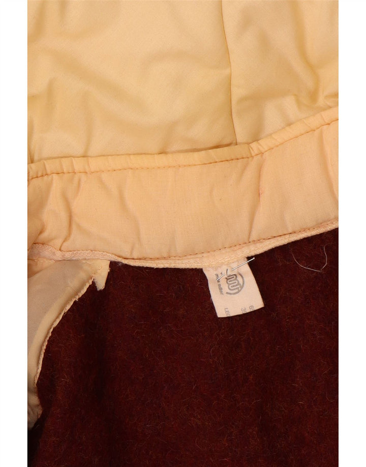 Vintage męska ocieplana kurtka UK 40, duża, beżowa, poliester