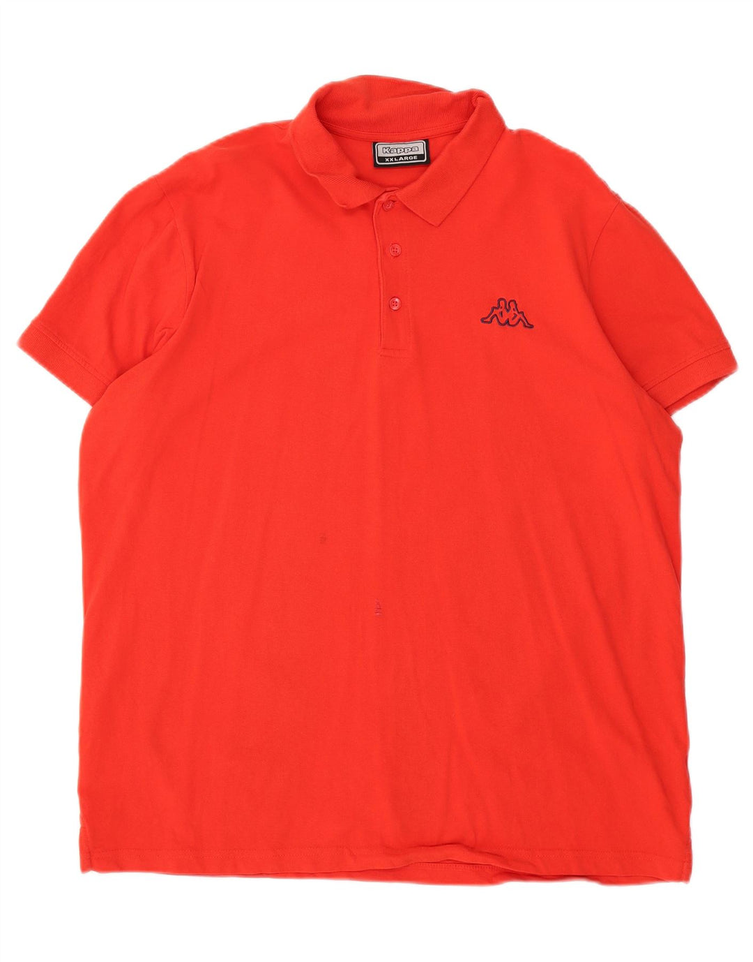 KAPPA Mens Polo Shirt 2XL Red Cotton Vintage Kappa and Second-Hand Kappa from Messina Hembry 