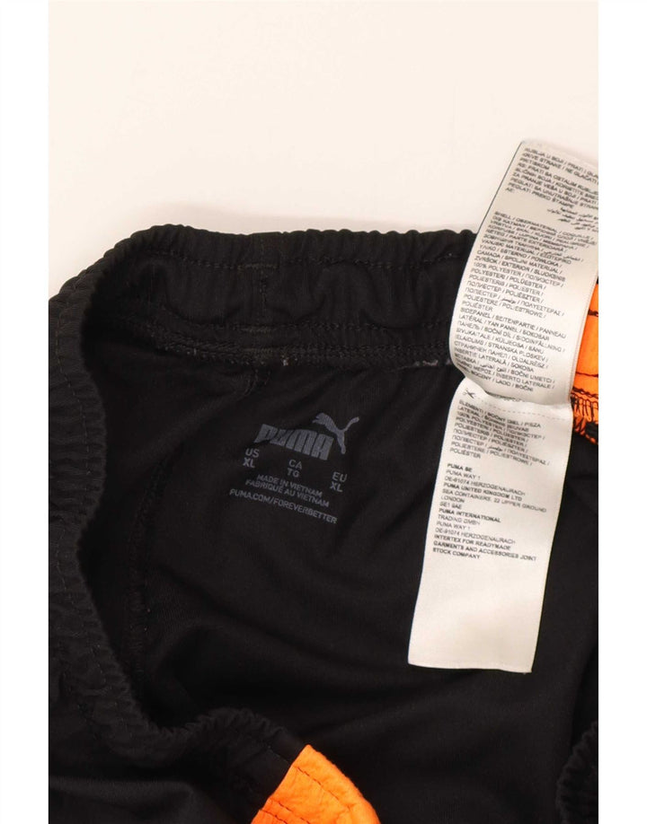 Puma Mens Sport Shorts XL Black Colourblock Polyester