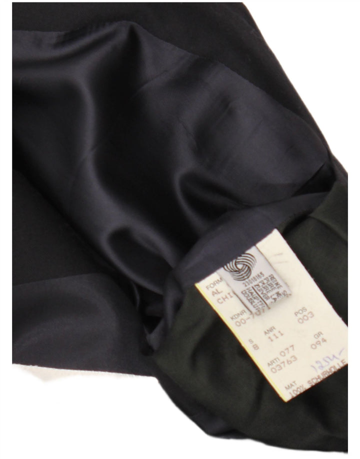 Hugo Boss Mens Double Breasted Blazer Jacket UK 40 Large Black Wool