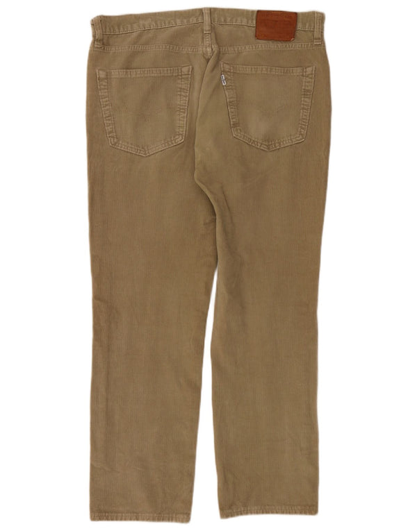 Pantaloni Levi's da uomo 511 slim in velluto a coste W36 L30 cotone kaki