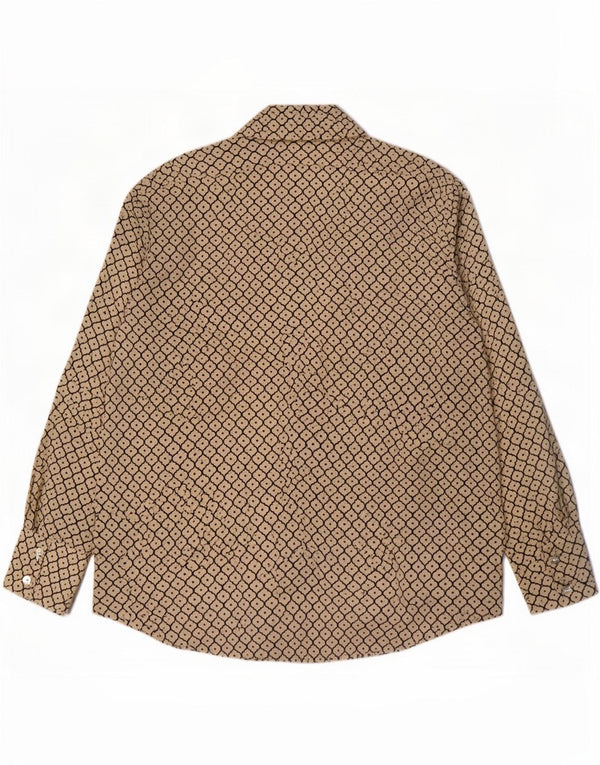 Camicetta da donna Zara UK 18 XL Poliestere geometrico bianco sporco