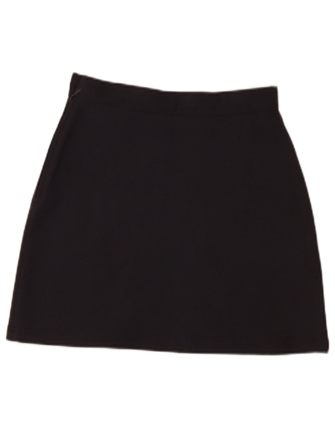 Benetton Damen Minirock IT 40 Small W26 Marineblau Polyester