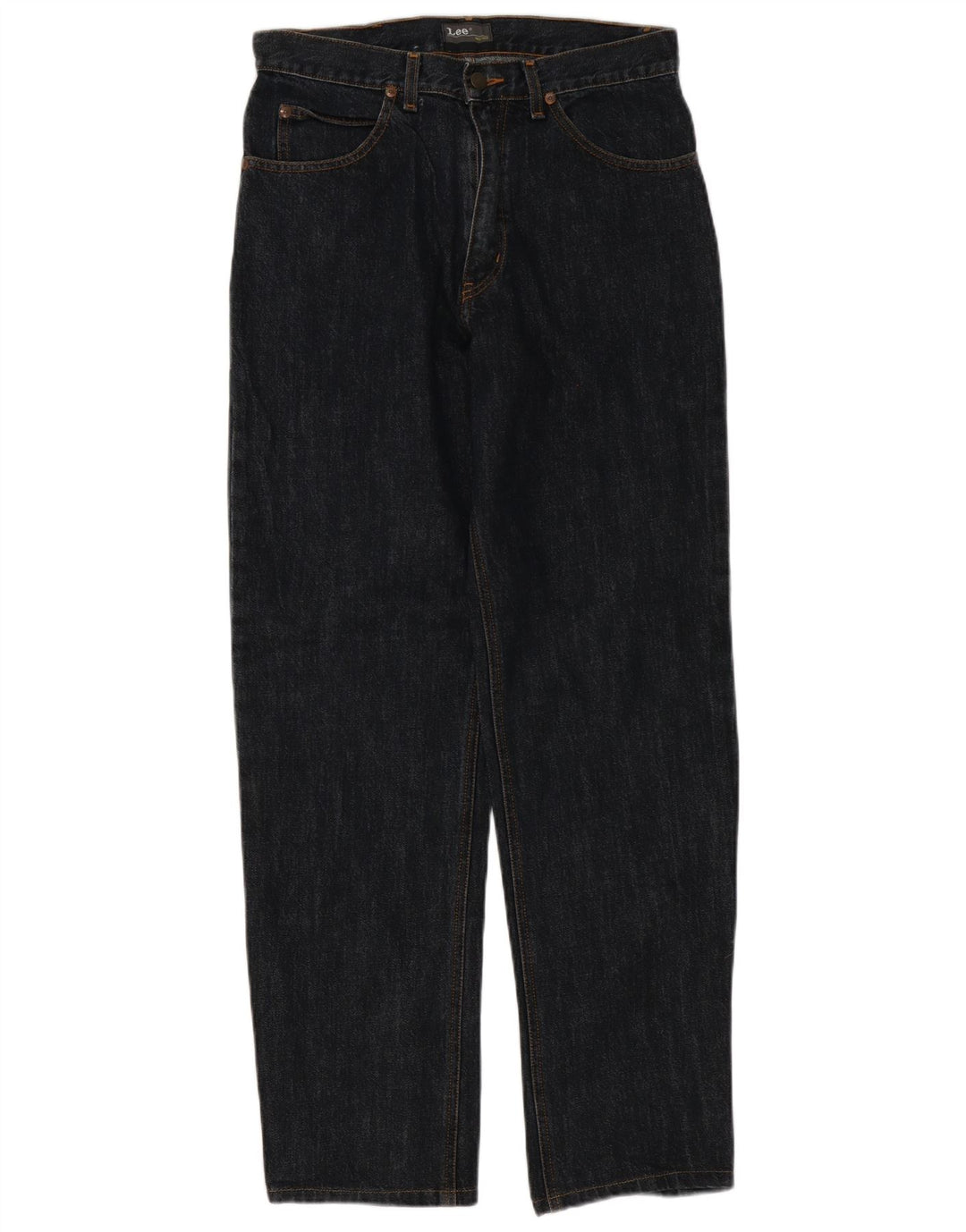 Lee Mens Straight Jeans W31 L32 Grey Cotton