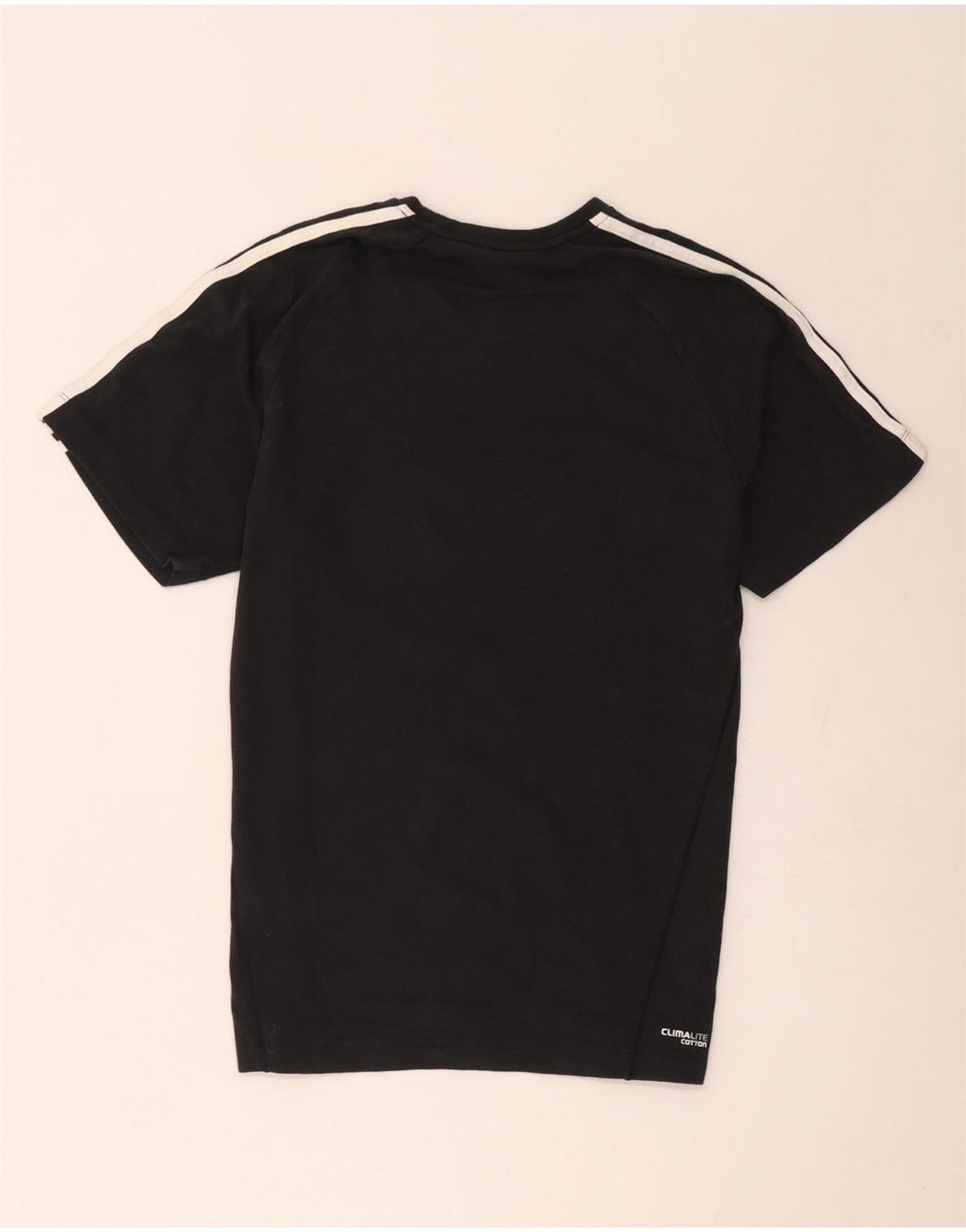 Adidas Mens Climalite T-Shirt Top Medium Black Cotton