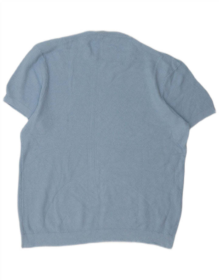 ZARA Maglietta da Uomo Top Large Blu