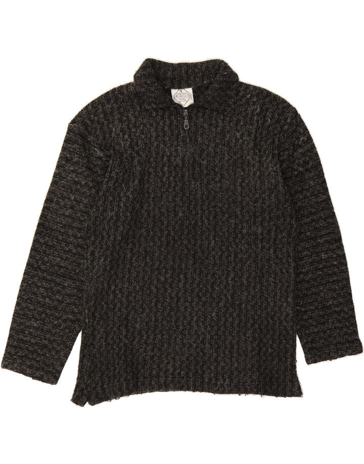 NEW COLLECTION Mens Polo Neck Jumper Sweater Medium Grey Flecked Vintage New Collection and Second-Hand New Collection from Messina Hembry 