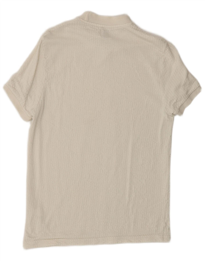 Zara Mens T-Shirt Top Small White Lyocell