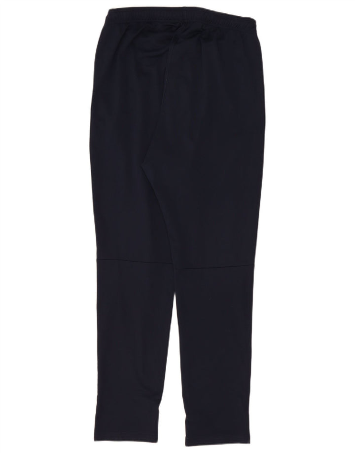 Nike Mens Dri Fit Tracksuit Trousers Large Navy Blue Polyester