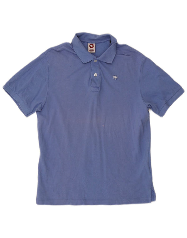 Murphy & Nye Mens Polo Shirt Large Blue Cotton