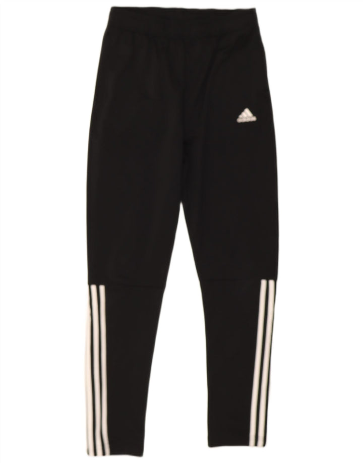 Pantaloni della tuta da ragazzo Adidas 13-14 anni in poliestere nero