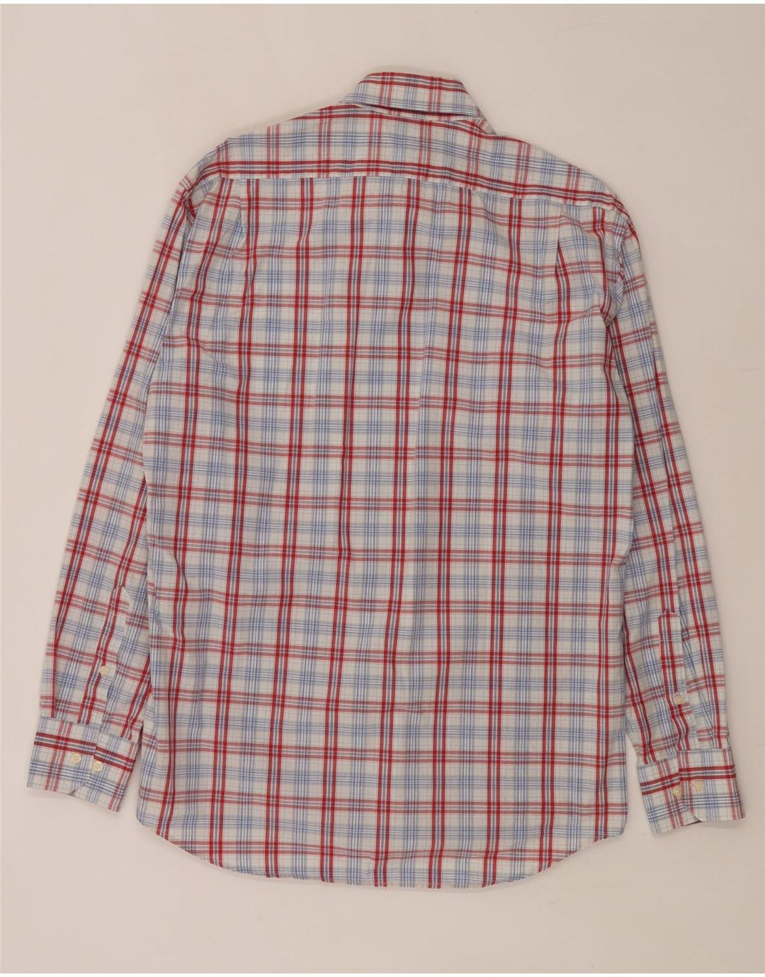BEST COMPANY Mens Regular Fit Shirt Medium Red Check