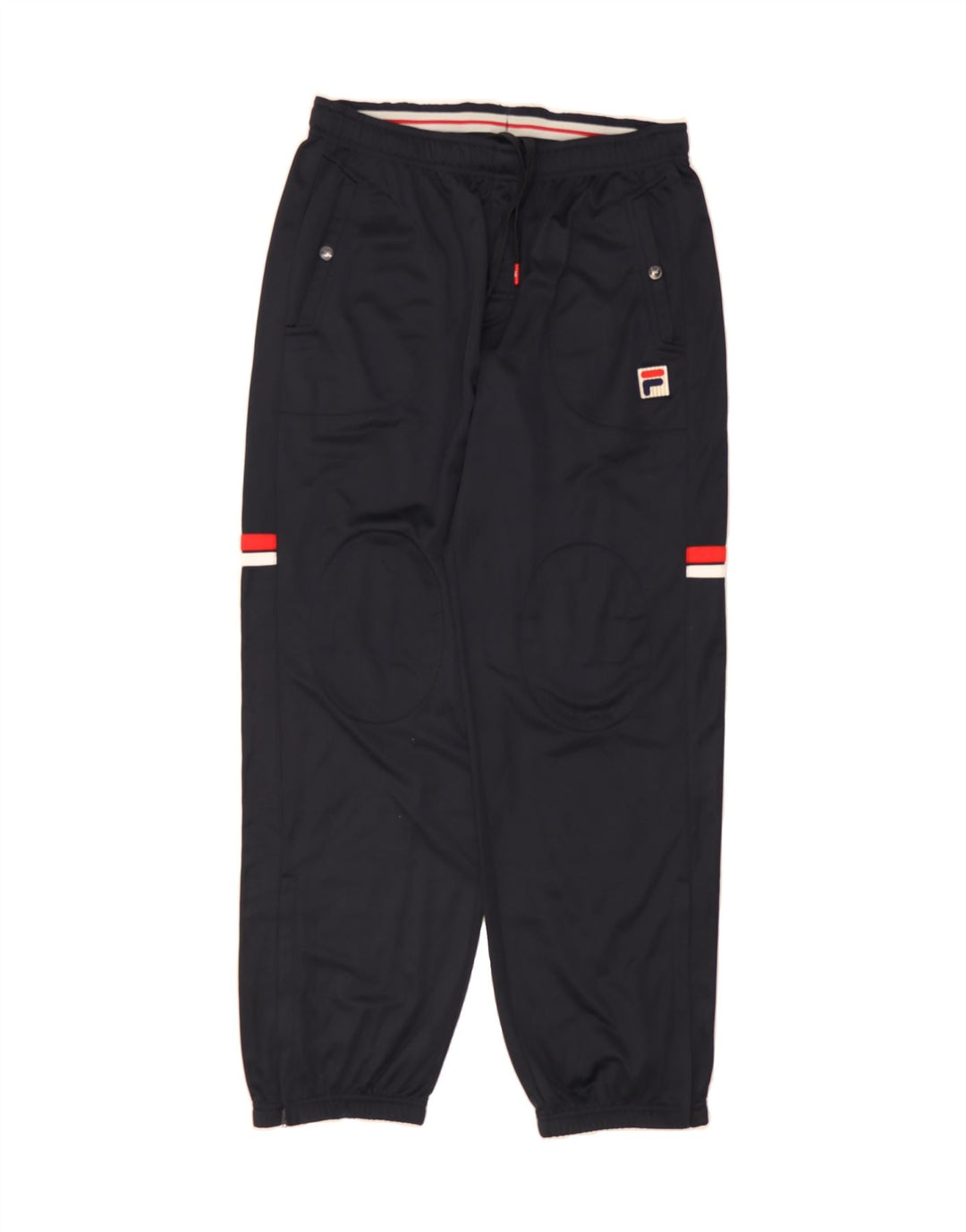 FILA Boys Tracksuit Trousers Joggers 15-16 Years Large  Black Polyester Vintage Fila and Second-Hand Fila from Messina Hembry 