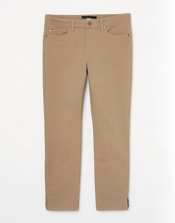 Tommy Hilfiger Damen Slim Cropped-Hose US 12 Large W32 L26 Beige