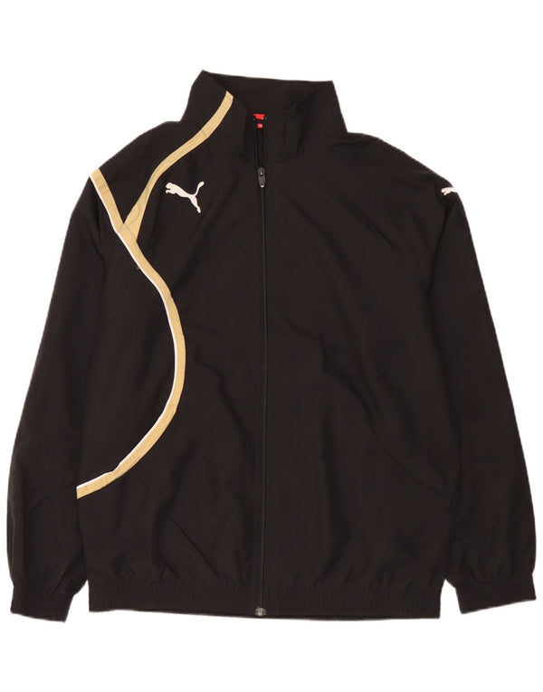 Puma Veste de survêtement pour homme Petit Noir Polyester Colorblock