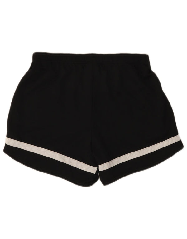 Pantaloncini sportivi da donna Nike UK 8 Small Nero Poliestere color block