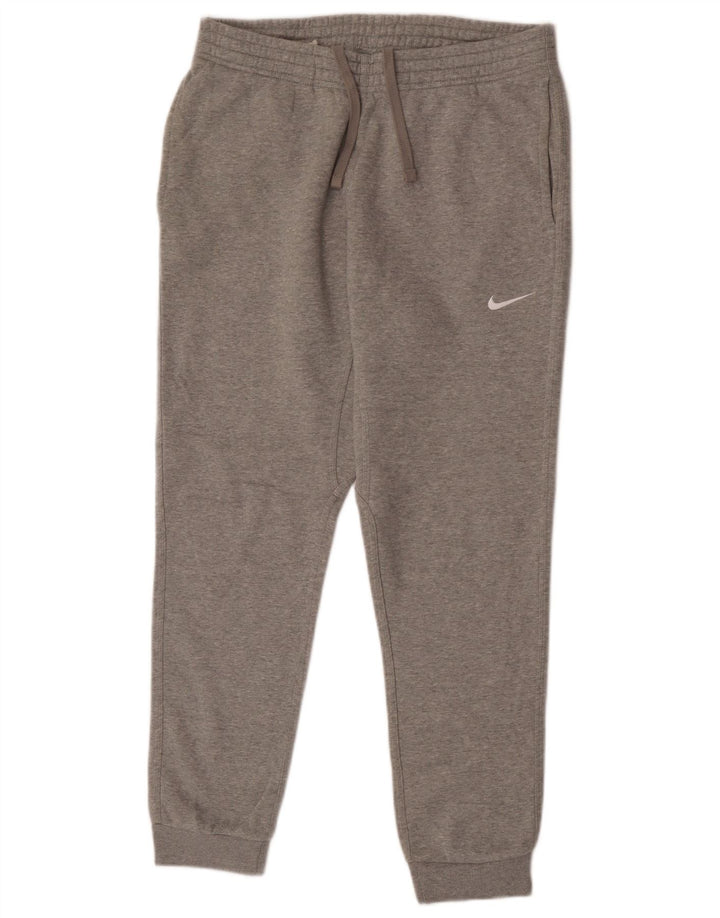Nike Mens Tracksuit Trousers Joggers Large  Grey Cotton