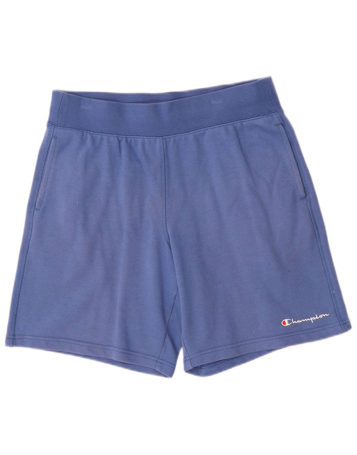 Champion Mens Sport Shorts Medium Blue Cotton