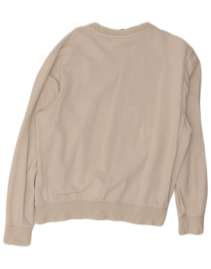 Nike Herre grafisk sweatshirt Jumper Medium Hvid Bomuld