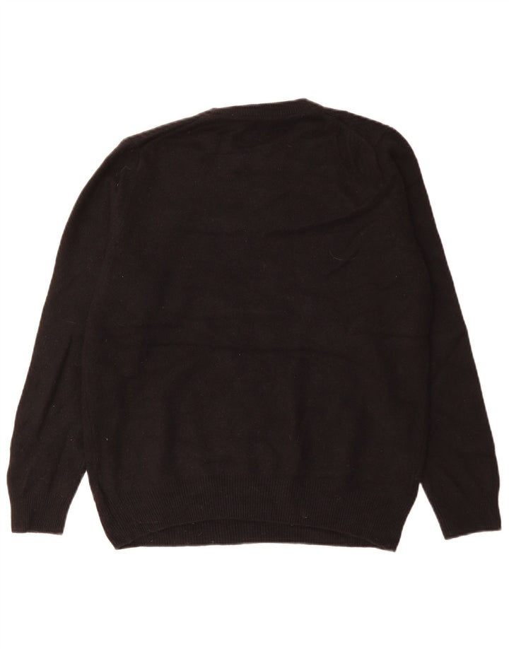 Marks & Spencer Womens Crew Neck Jumper Sweater UK 12 Medium Black