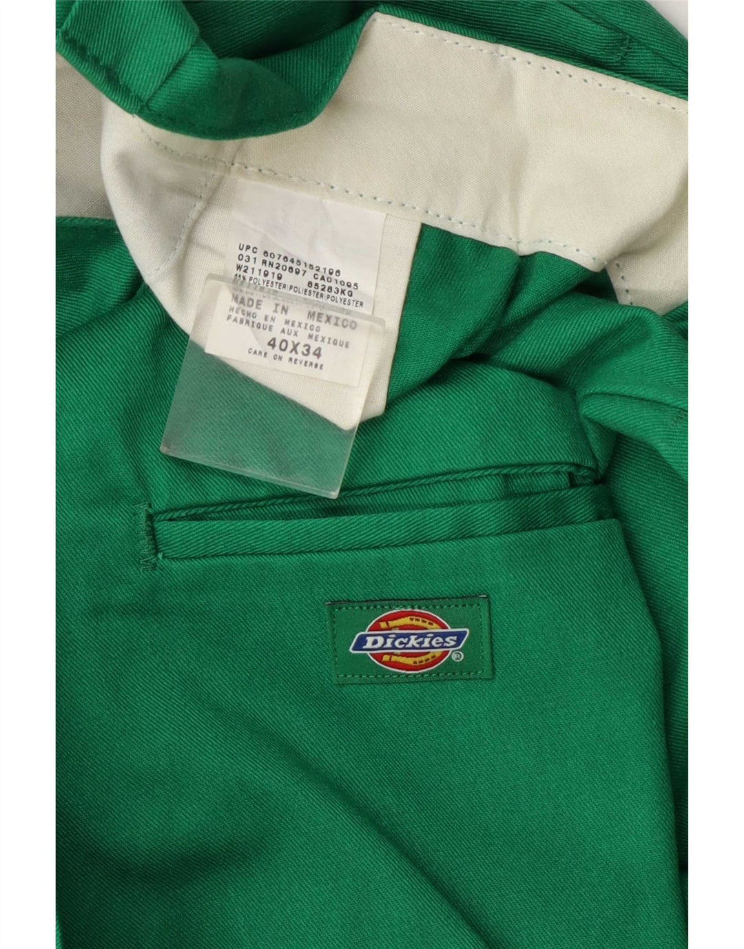 Pantaloncini cargo da uomo Dickies W40 XL poliestere verde