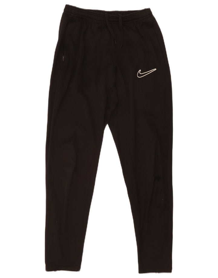 Nike Mens Dri Fit Tracksuit Trousers Small Black Polyester