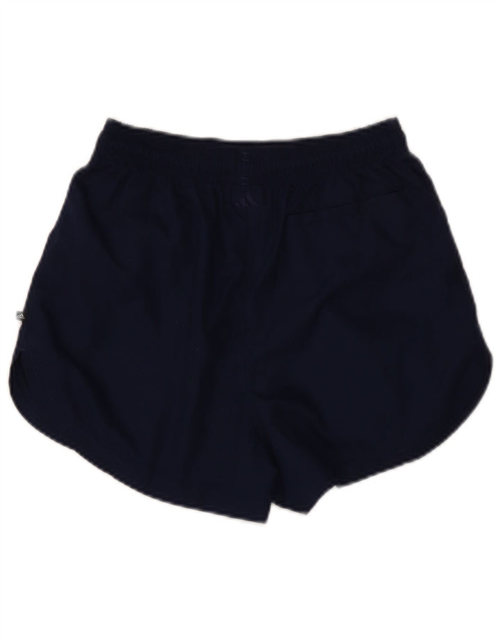 Adidas Dame Sports Shorts UK 12 Medium Navy Blue Polyester