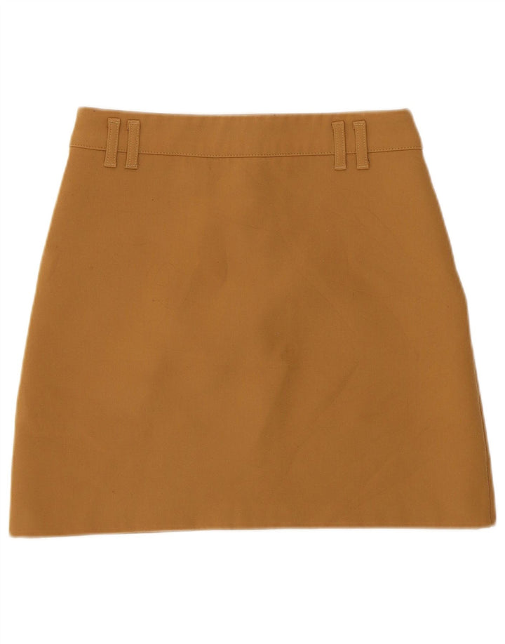 Zara Dame Mini-nederdel Small W26 Beige