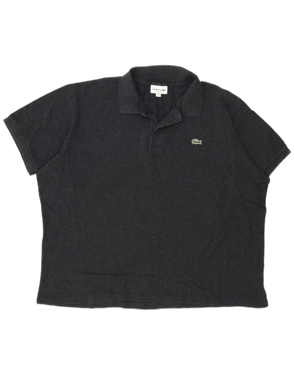 Lacoste Mens Classic Fit Polo Shirt Size 8 3XL Grey Cotton